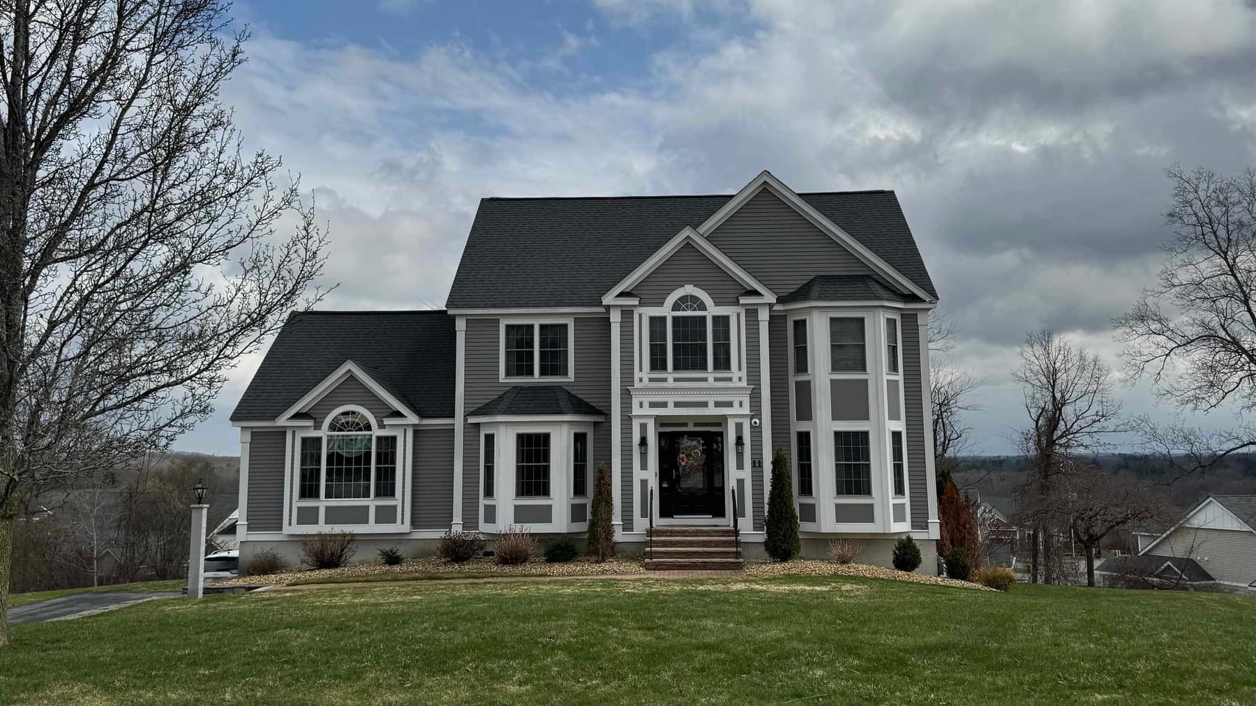 A custom colonial home built by MVP Residential Services